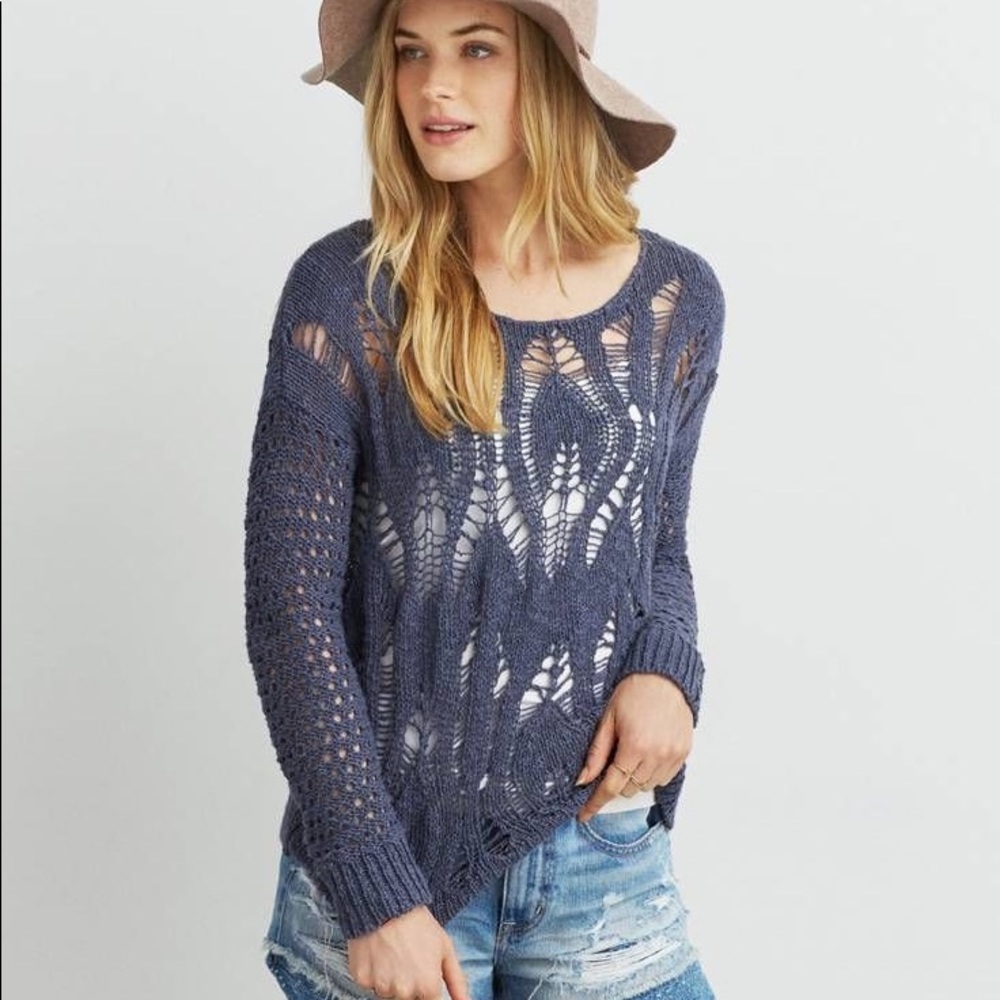 American Eagle Blue Sweater